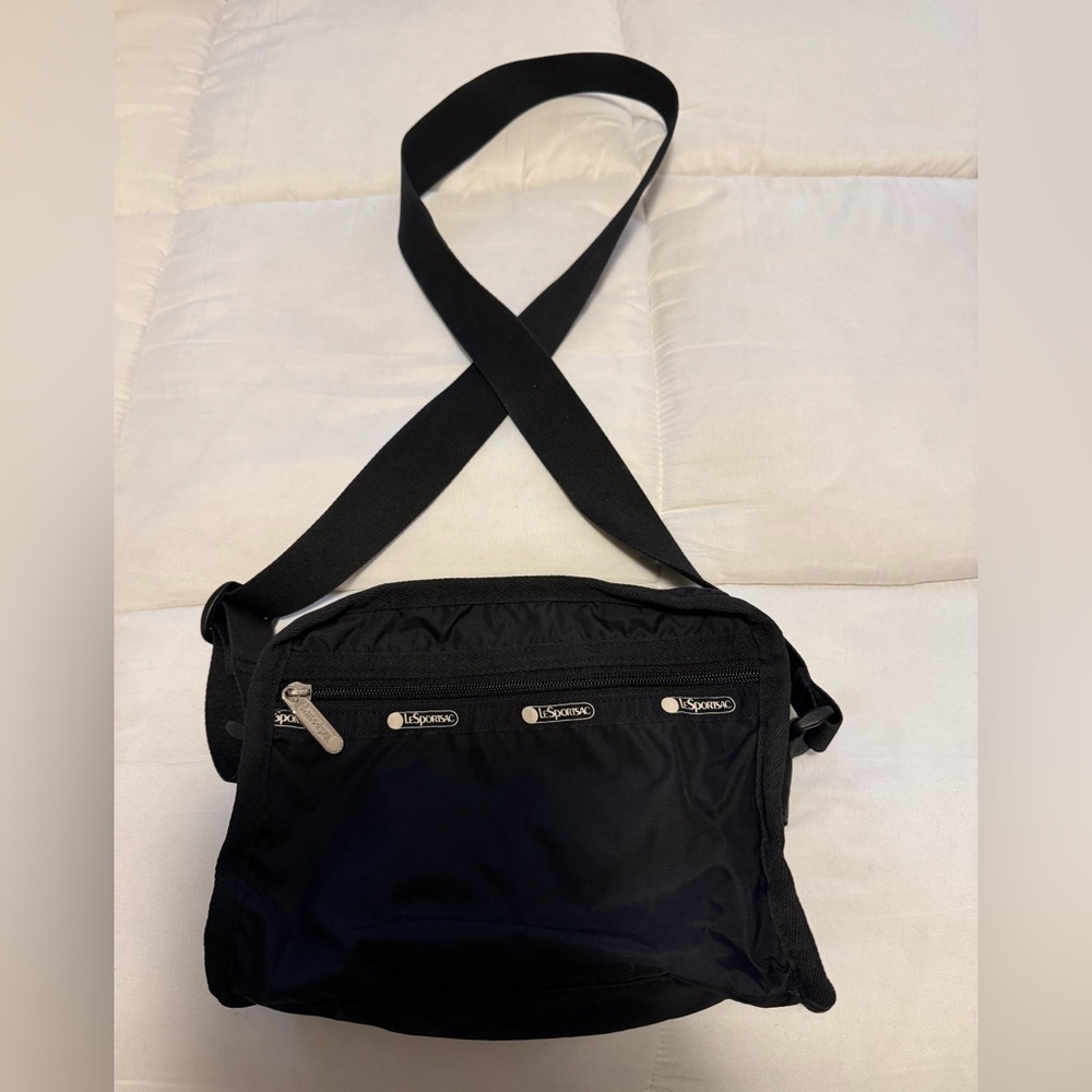 Lesportsac Black Nylon Crossbody Bag
